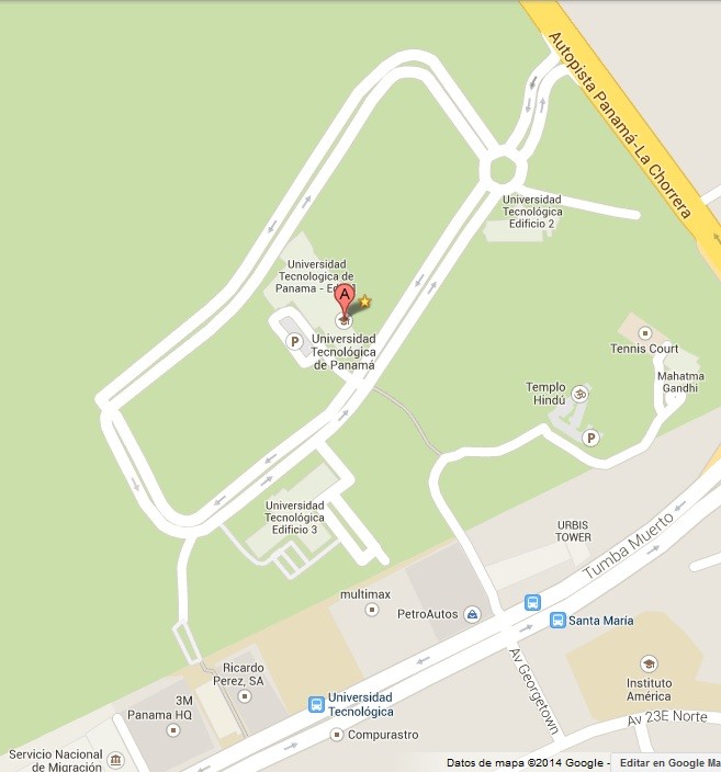 Mapa del Campus Central