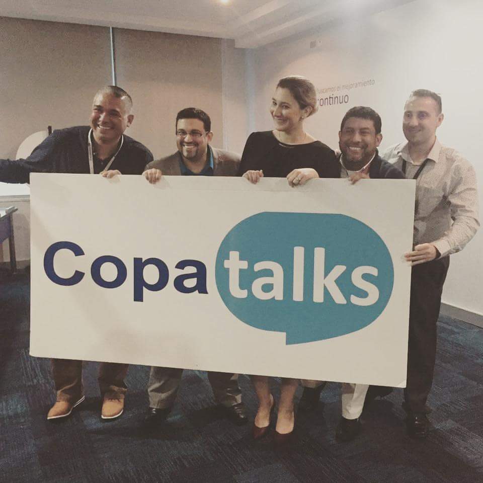 Con los Amigos de Copa en la Conferencia Copa Talks.