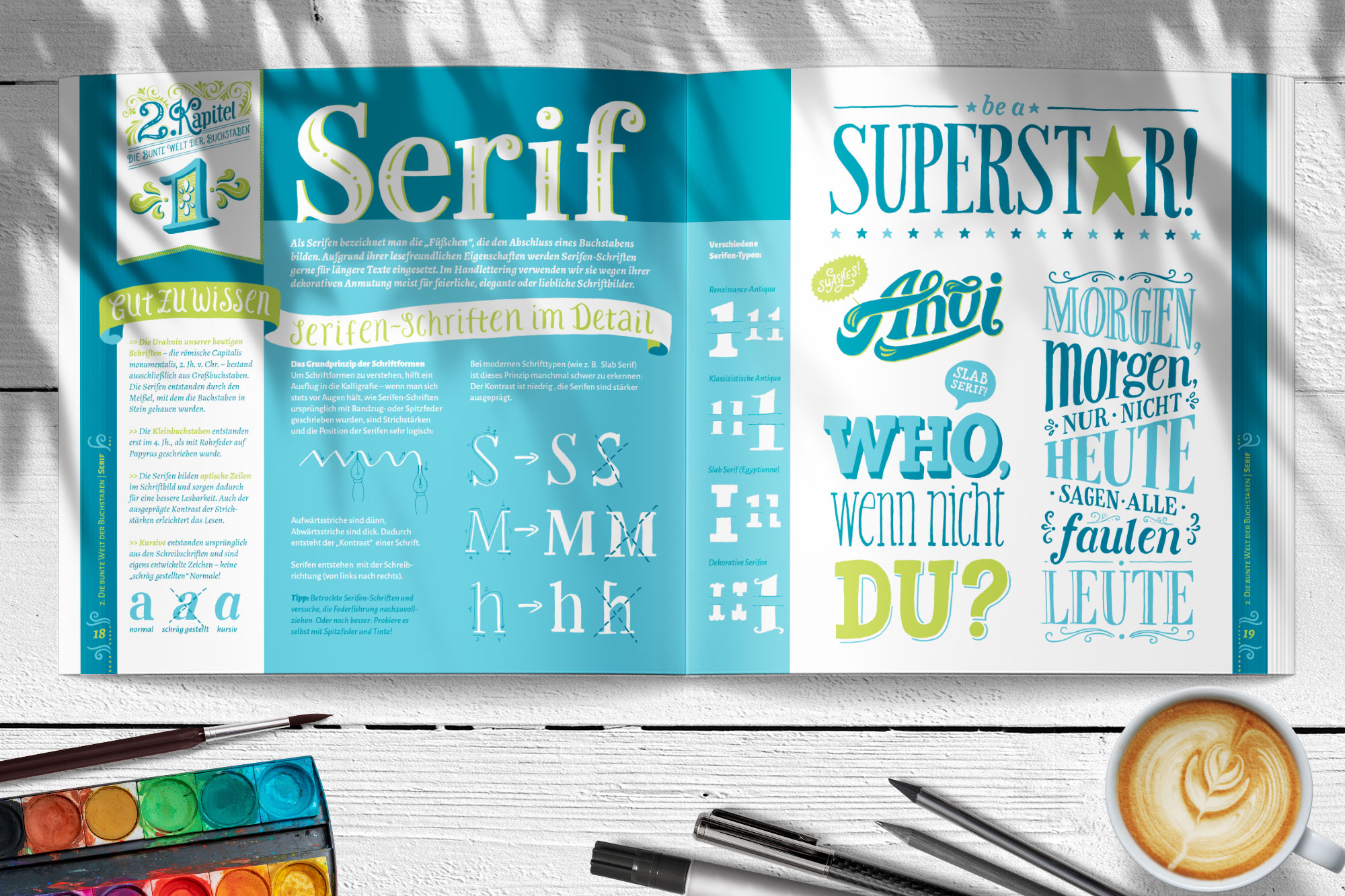 Download Handlettering sprueche lesen Desktop Wallpaper