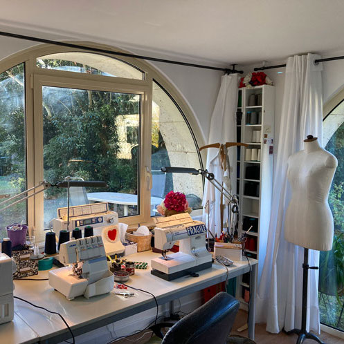 L'atelier de couture de Melle