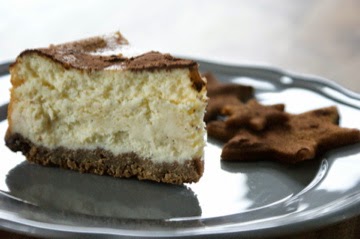 Weihnachtlicher Käsekuchen