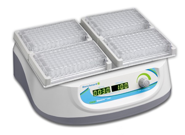 BT1502 Agitador orbital para microplacas Orbi-Shaker™ MP con plataforma de 4 posiciones, Benchmark.