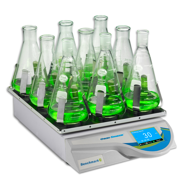 BT3001 Agitador orbital Orbi-Shaker™ con pantalla táctil y plataforma de alfombrilla de goma, Benchmark.