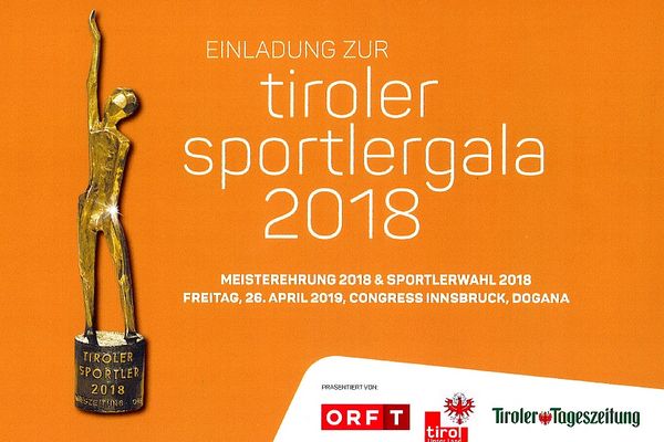 Einladung Tiroler Sportlergala 2018