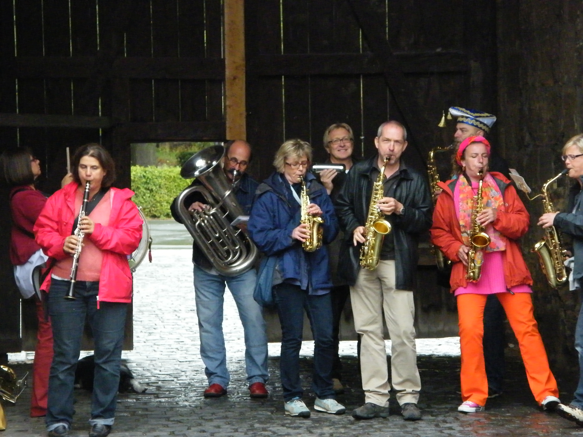 Probenwochenende 2009 / spontaner Auftritt