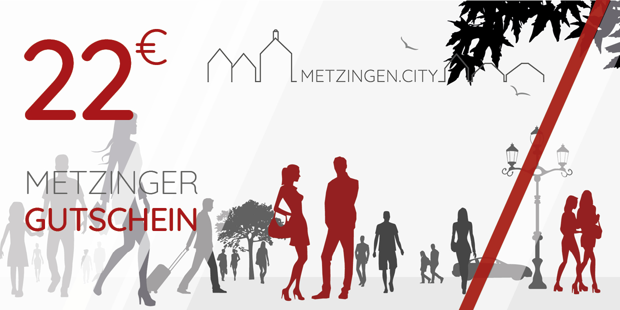 Einkaufsgutscheine aus Metzingen - der Metzinger Gutschein online