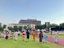 大河ドラマ館にて盆踊り