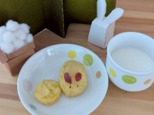 ここにもうさぎさんスイートポテト
