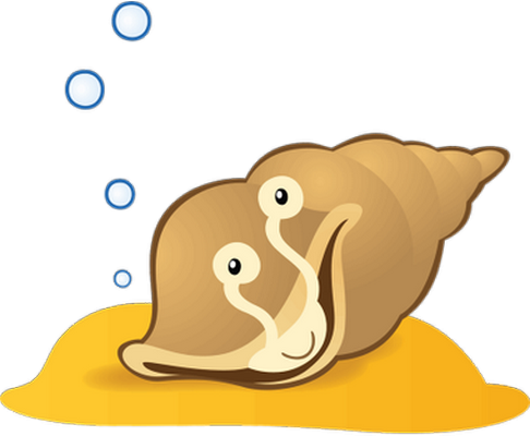 bernard-l'ermite - faune aquatique - animaux - smiley émoticône émoji cartoon clipart illustration - artémotic