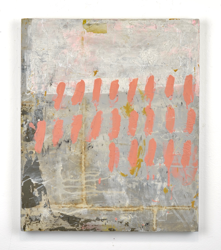 Untitled, acrylic, collage & mixed media on 1/8" birch plywood, 19"x 16", 2022, available 