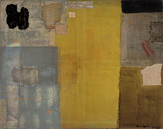 Ohne Titel 2003, Mischtechnik auf Leinwand 115 x 145 cm
