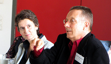 Ina Bielenberg und Professor Dr. Rainer Zech von ArtSet 