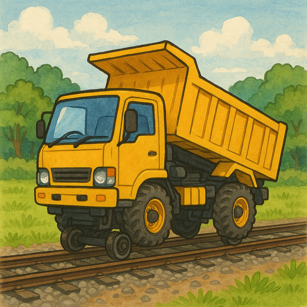 念願の鉄道用ダンプカー、ついに初導入！