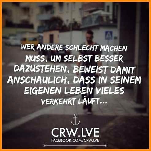 Schlecht machen andere