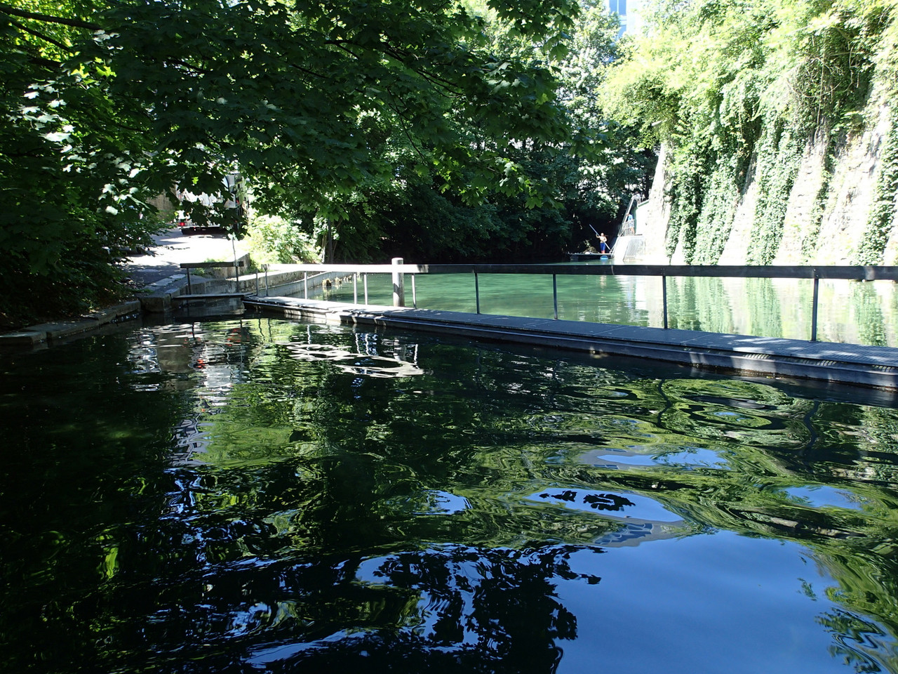 Mitten in Zürich ist es ganz schön idyllisch! 