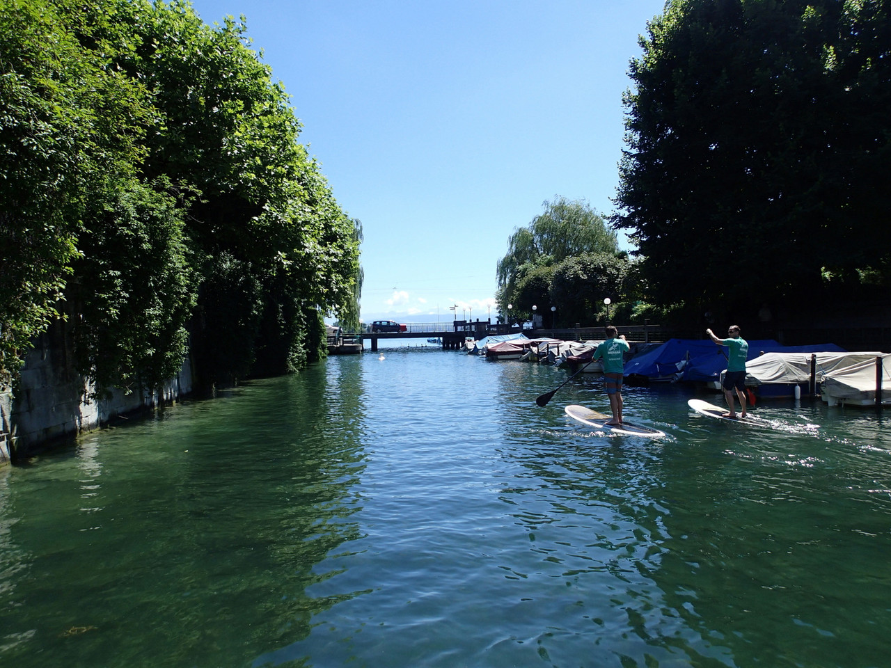 …zurück zum See!