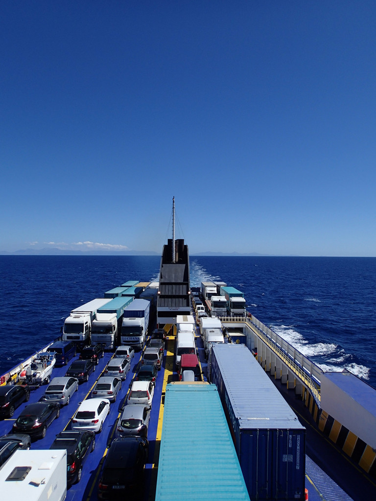 Auf dem Weg von Palma nach Barcelona. Der Pathfinder ist auch auf dem Bild…