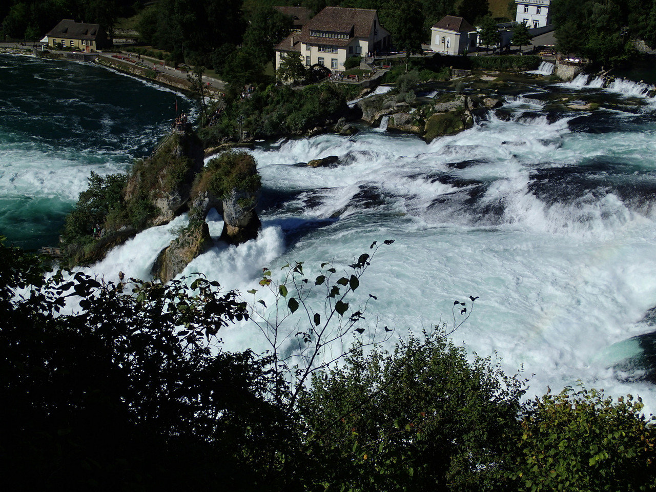 Rheinfall bei Schaffhausen, von oben 