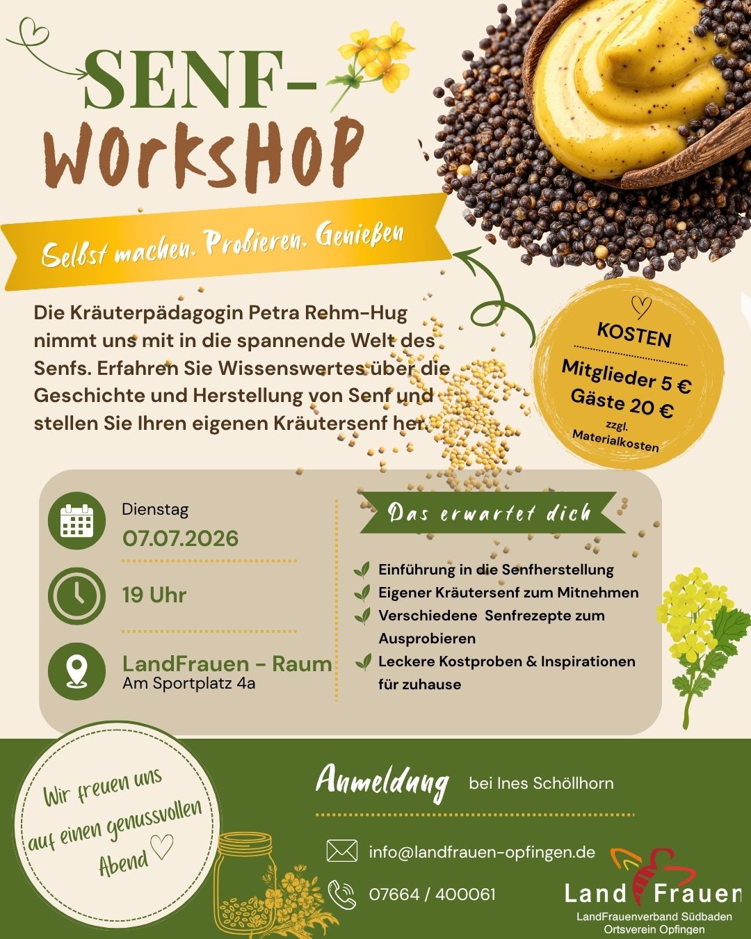 Senf-Workshop 07.07.2026