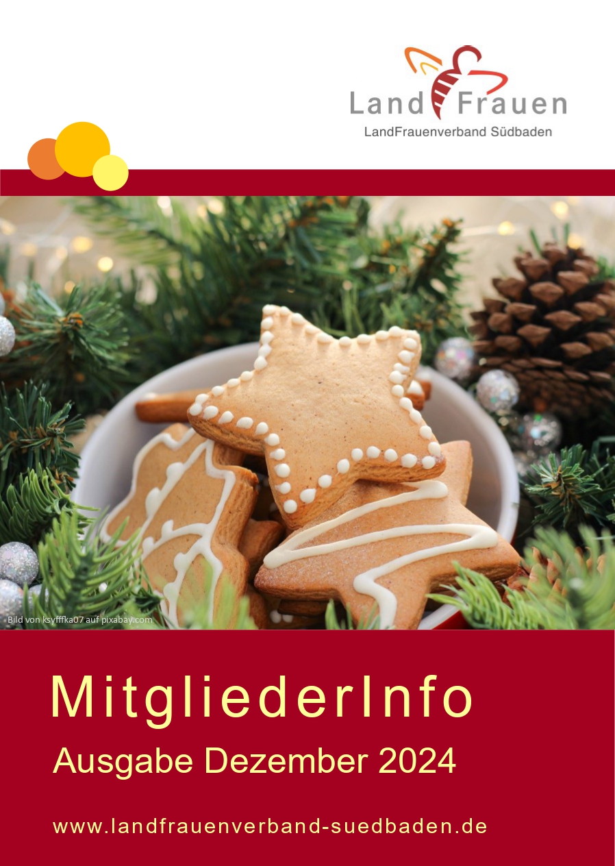 Mitgliederinfo Dezember 2024