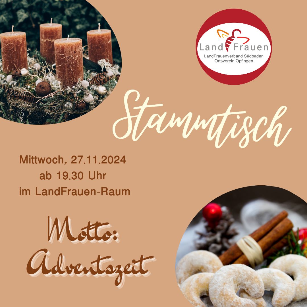 Stammtisch "Adventszeit"