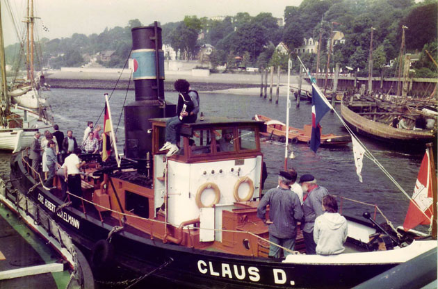 Feierliche Übergabe im Museumshafen Oevelgönne am 28.8.1984