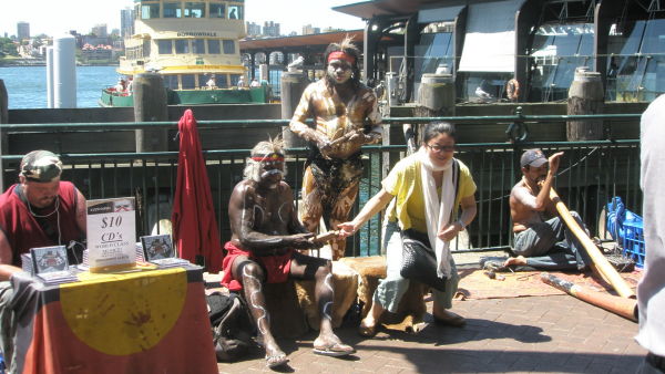 des aborigenes a circular quay