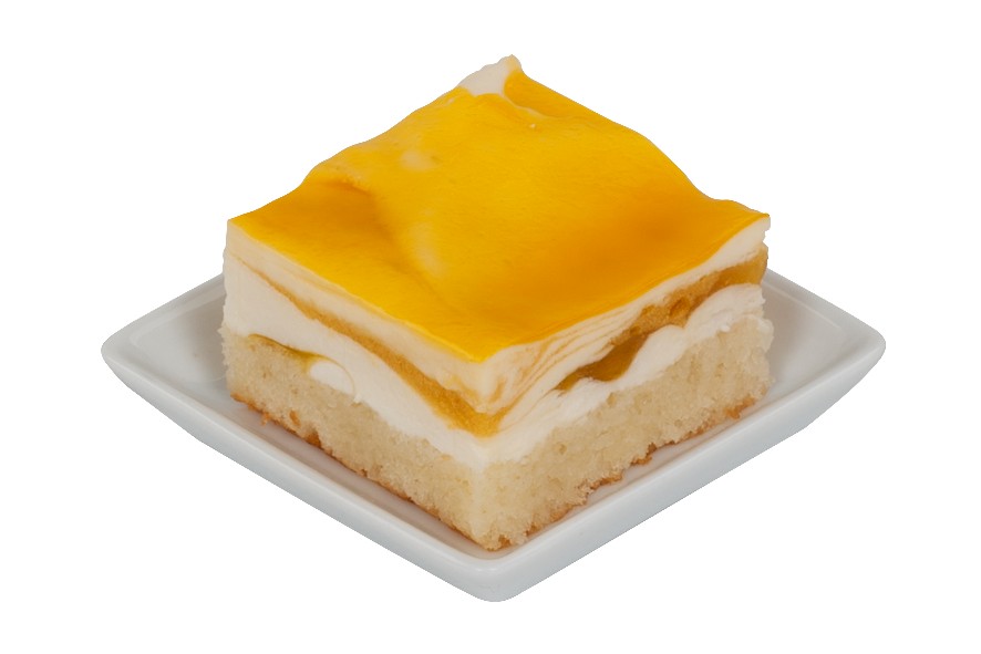 Mango-Sahne-Schnitte