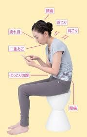 どうしても必要以上に下向く時間の長いスマホの閲覧。正しい姿勢で使用しないと、いつかは不調の原因に