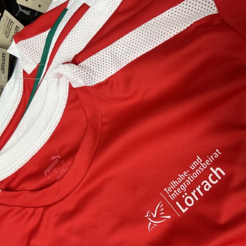 Detailansicht Textildruck T-Shirt Veredelung Lörrach reell TexPrint