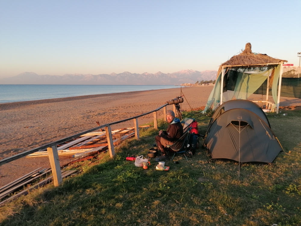 Letzter Campspot am Meer