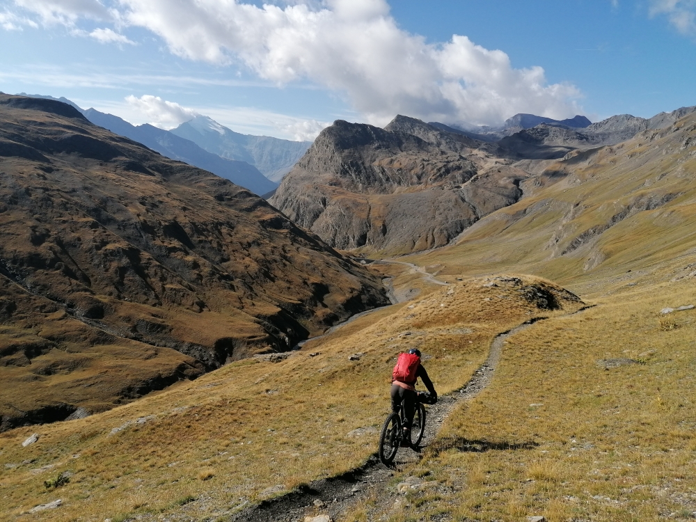 Abfahrt von Col l'Iseran 