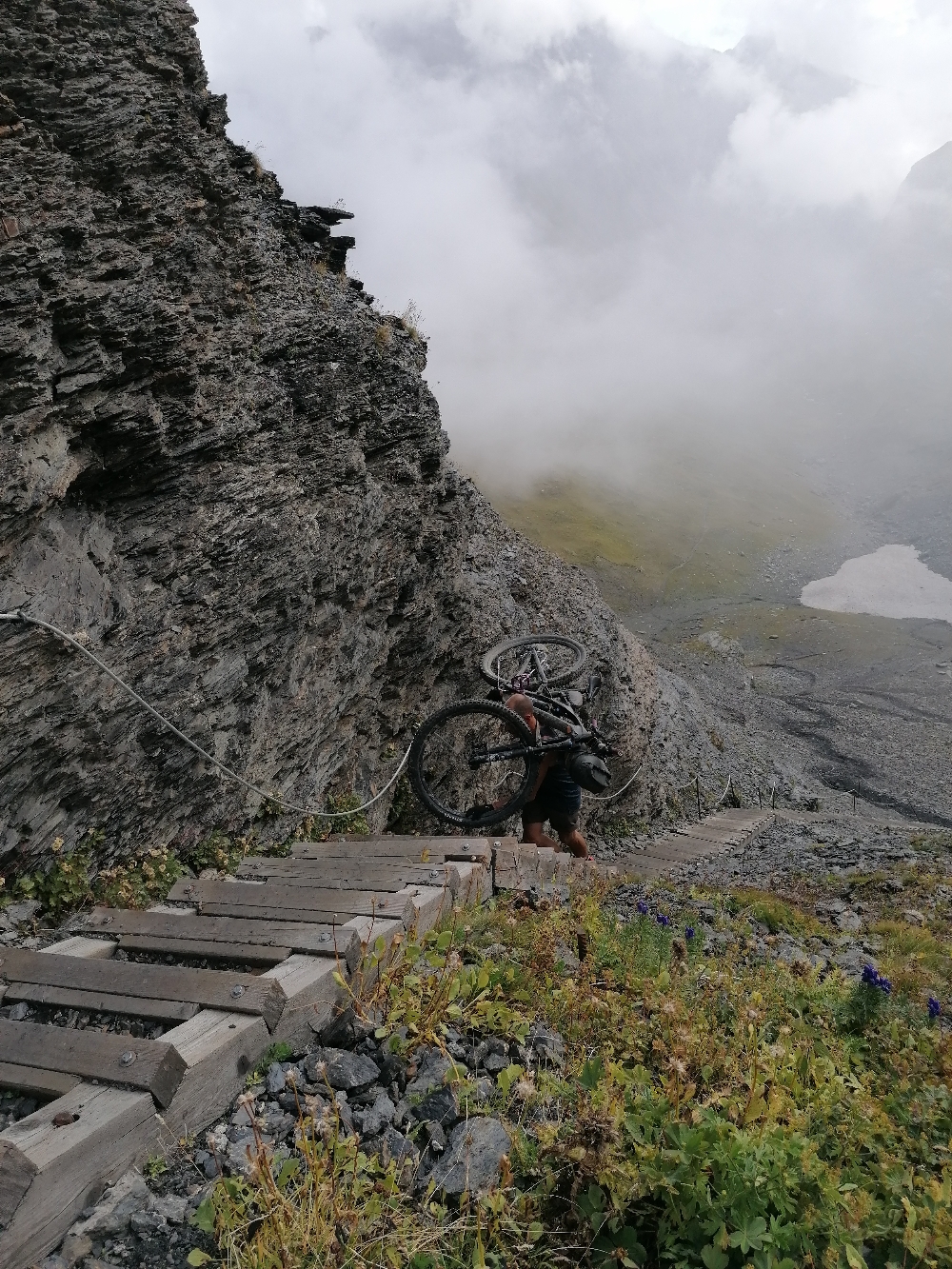 Treppe hoch