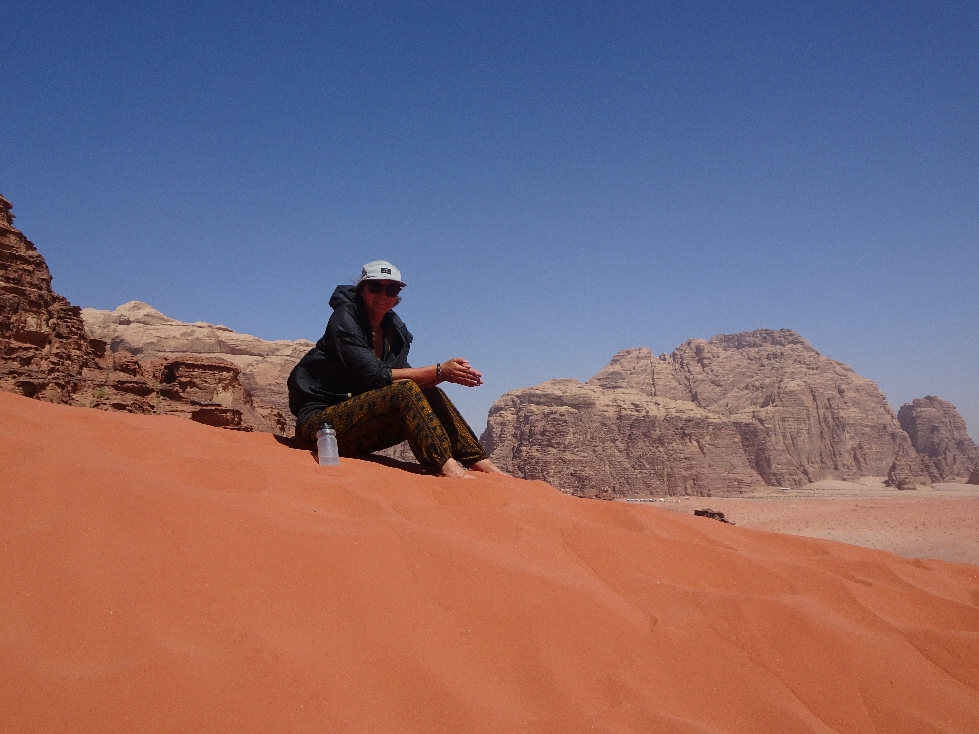 überall roter Sand