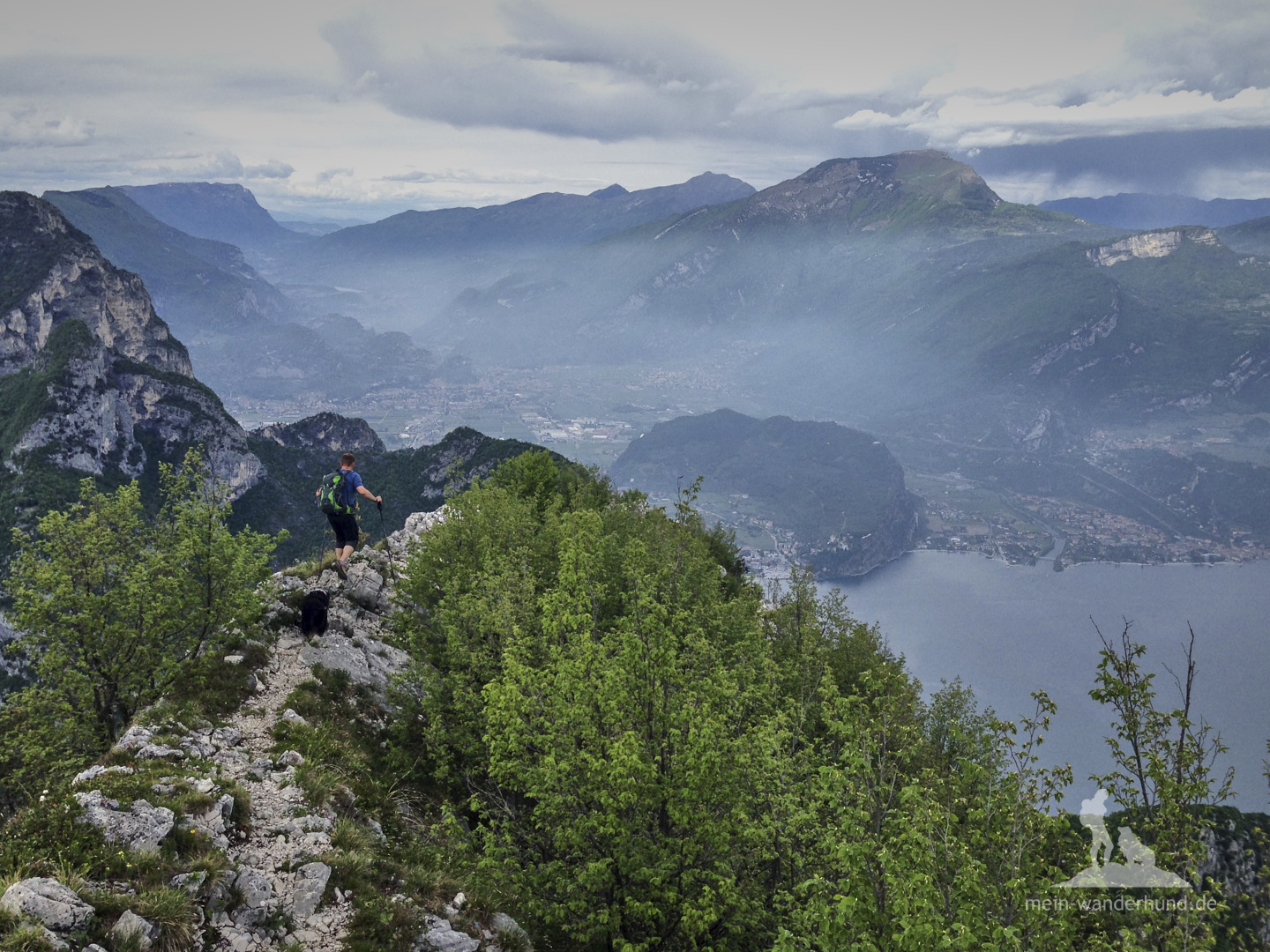 Wandern mit Hund Gardasee: Cima della Nara