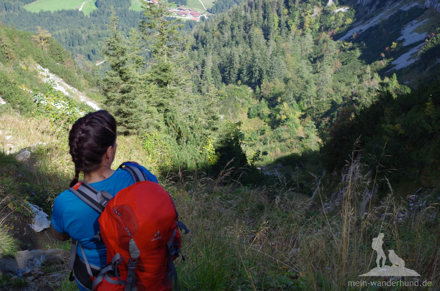 Rückblick aufs Tal.