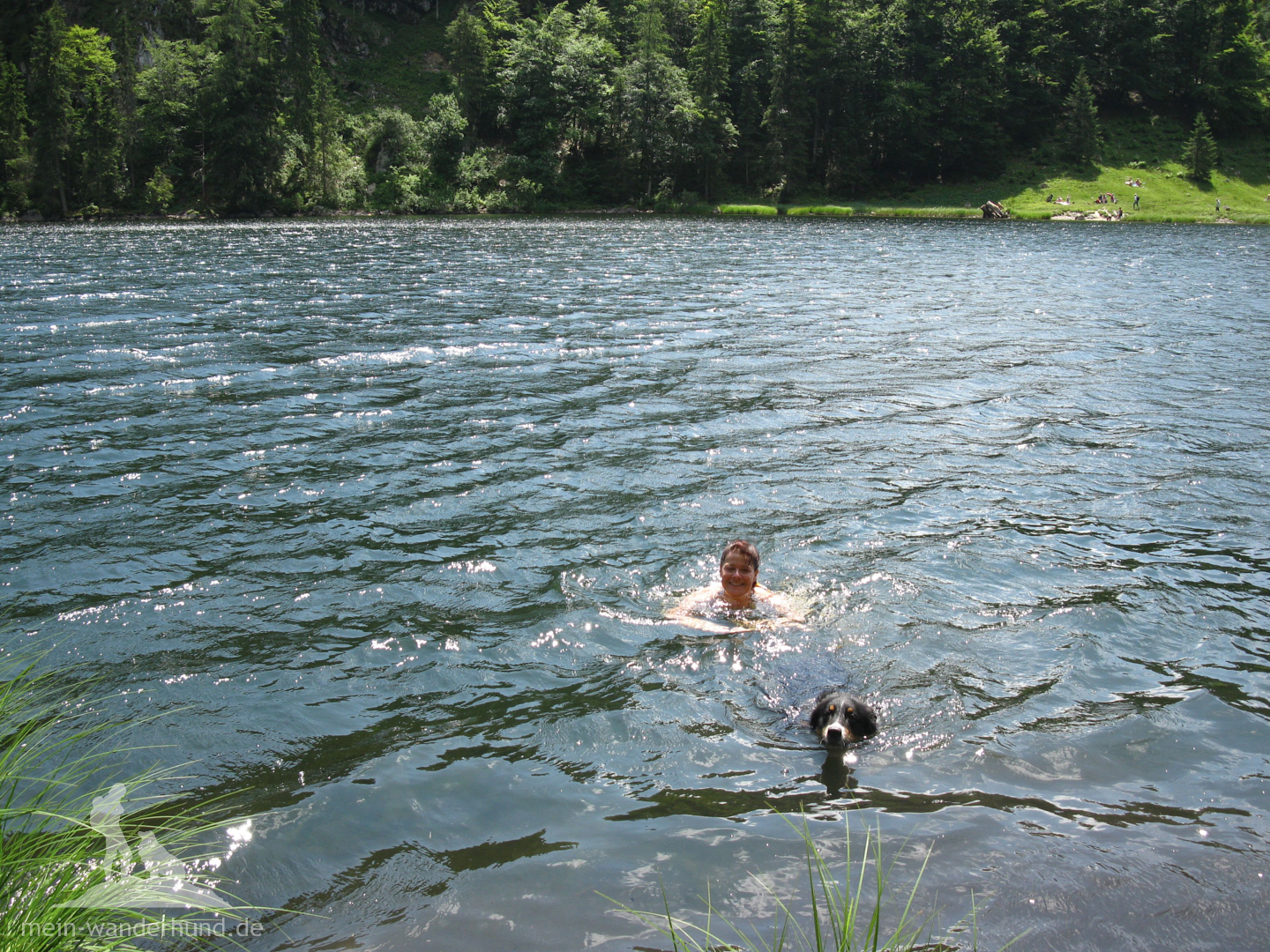 ... im tollen Bergsee!