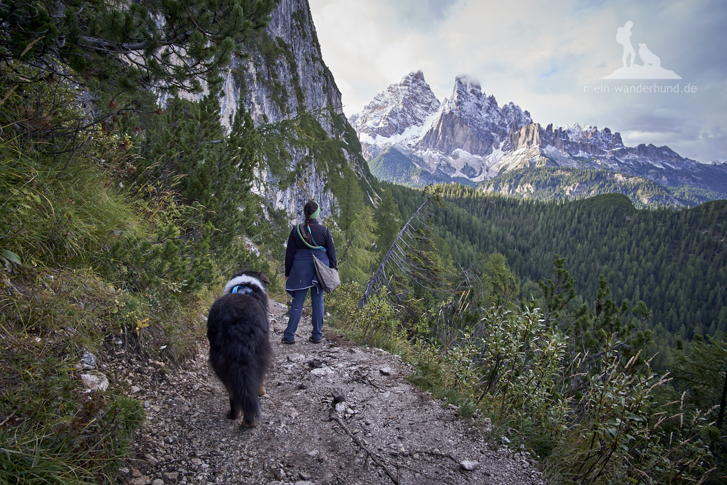 Mit Hund in den Dolomiten: Wanderung zum Lago di Sorapis