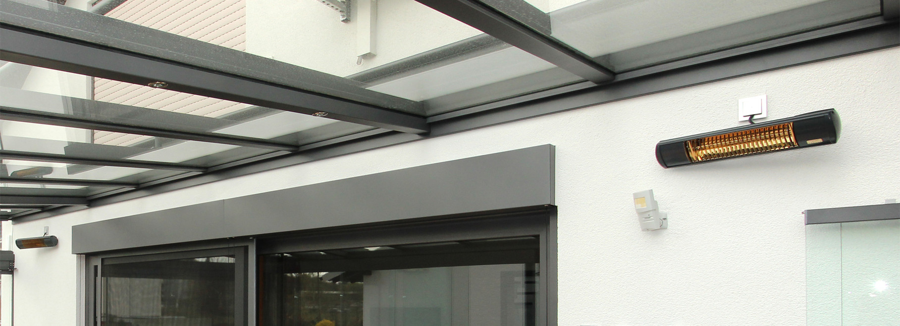 Heizstrahler für Terrassen und Terrassendächer - PAQUET Wintergarten