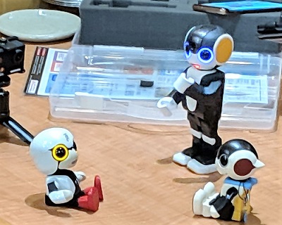 懇親会でロボットご披露