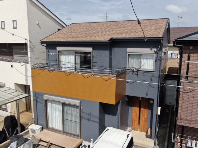 （塗り替え再生後のお家です）