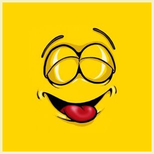 smiley carré - émoji - émoticônes - smiley émoticône émoji cartoon clipart illustration - artémotic