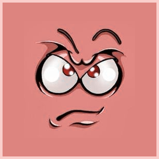 smiley carré - émoji - émoticônes - smiley émoticône émoji cartoon clipart illustration - artémotic