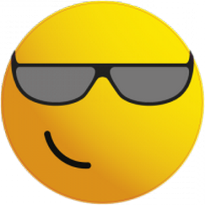 smiley rond - émoji - émoticônes - smiley émoticône émoji cartoon clipart illustration - artémotic