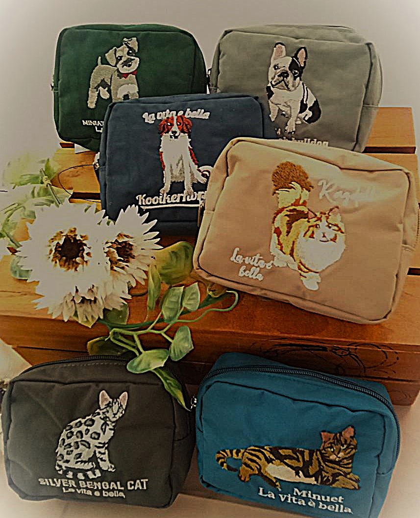 犬 猫 ポーチ