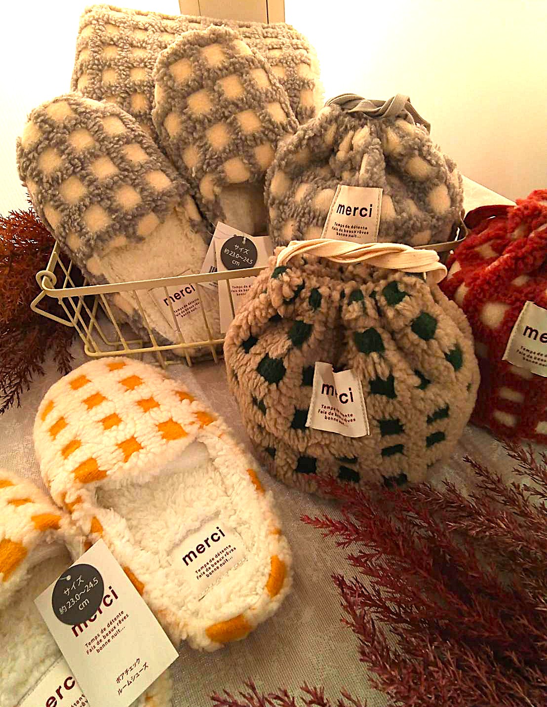 ブランケット＆ルームシューズ