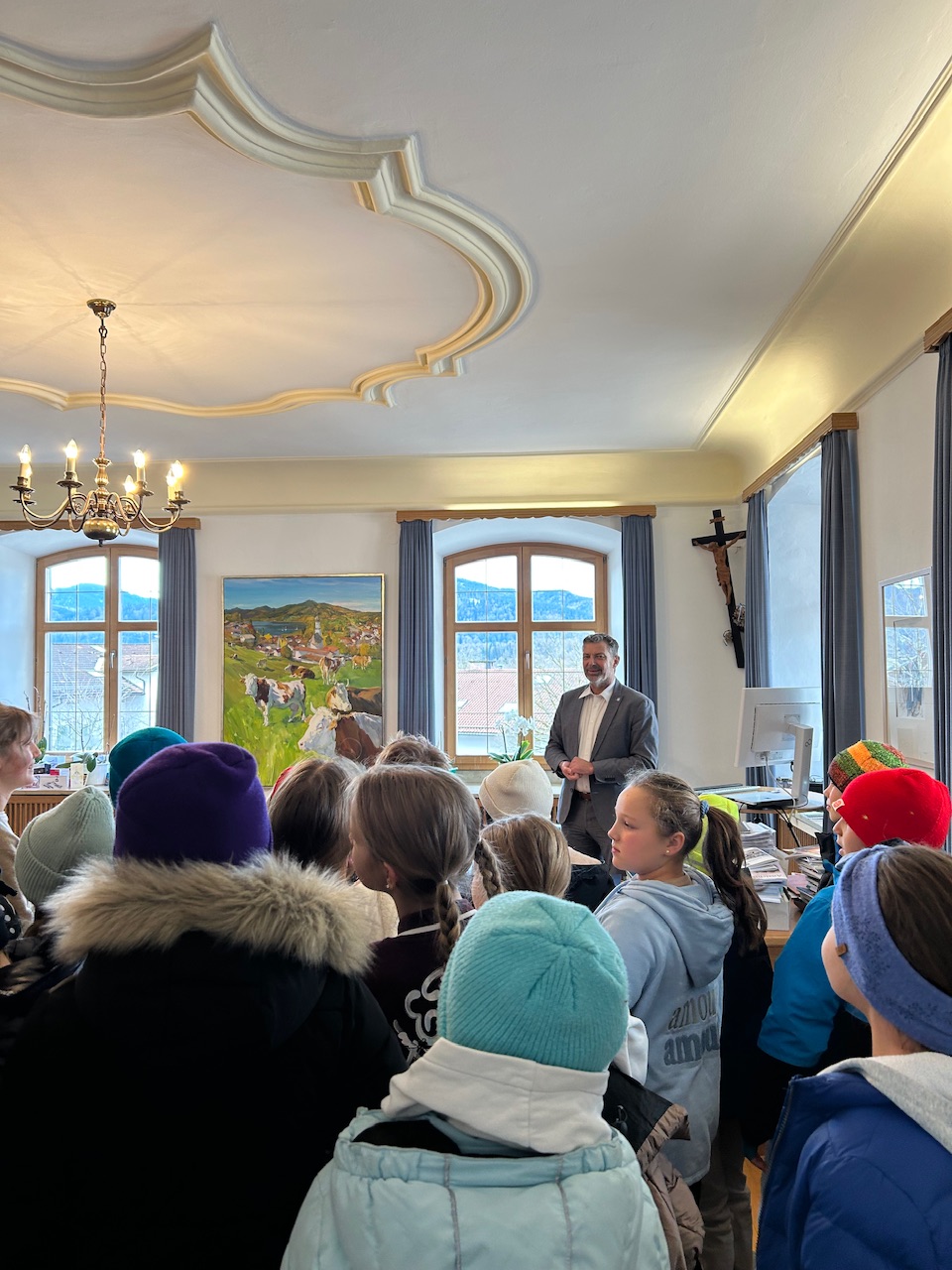 Besuch bei unserem Bürgermeister Alfons Besel