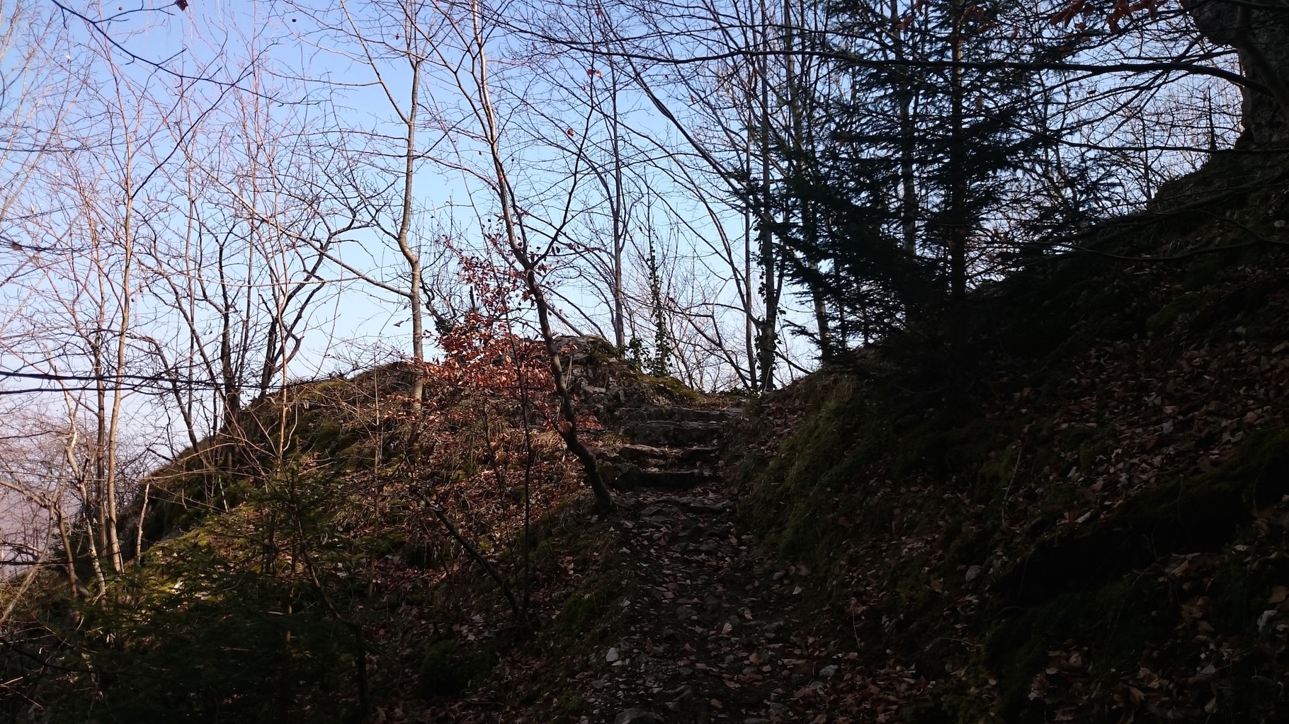 Bergauf