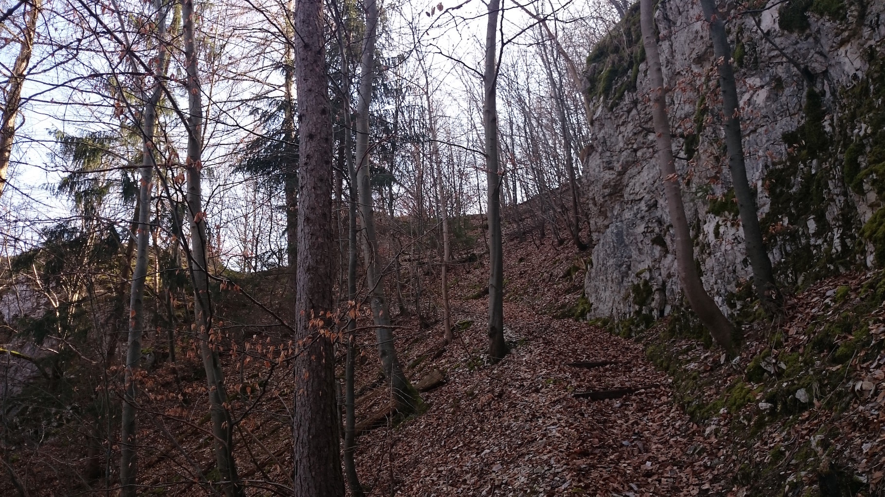 Bergauf