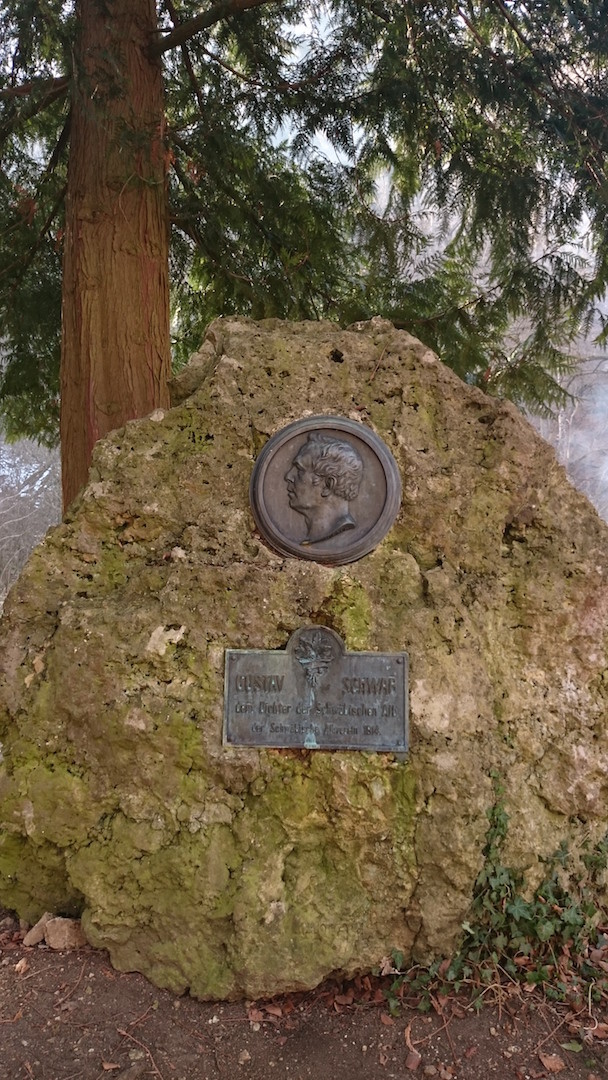 Gedenktafel an Gustav Schwab
